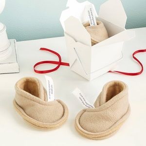 Baby Fortune Cookie Booties